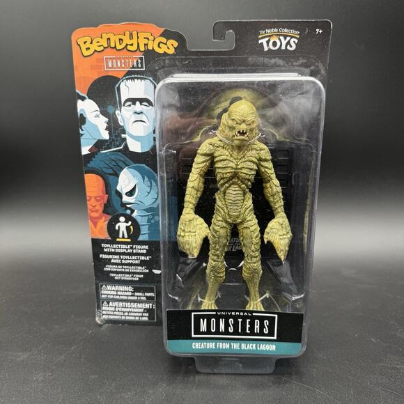 BendyFigs Universal Monsters Creature from the Lagoon & Frankenstein Lot Sealed - Picture 2 of 5